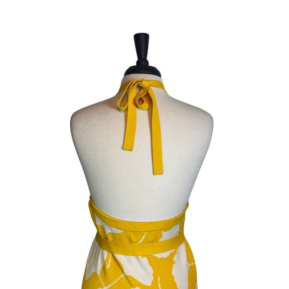 New Diane Von Furstenberg for Target Ginkgo Yellow Sweaterknit Midi Dress Sz XL - Picture 10 of 14